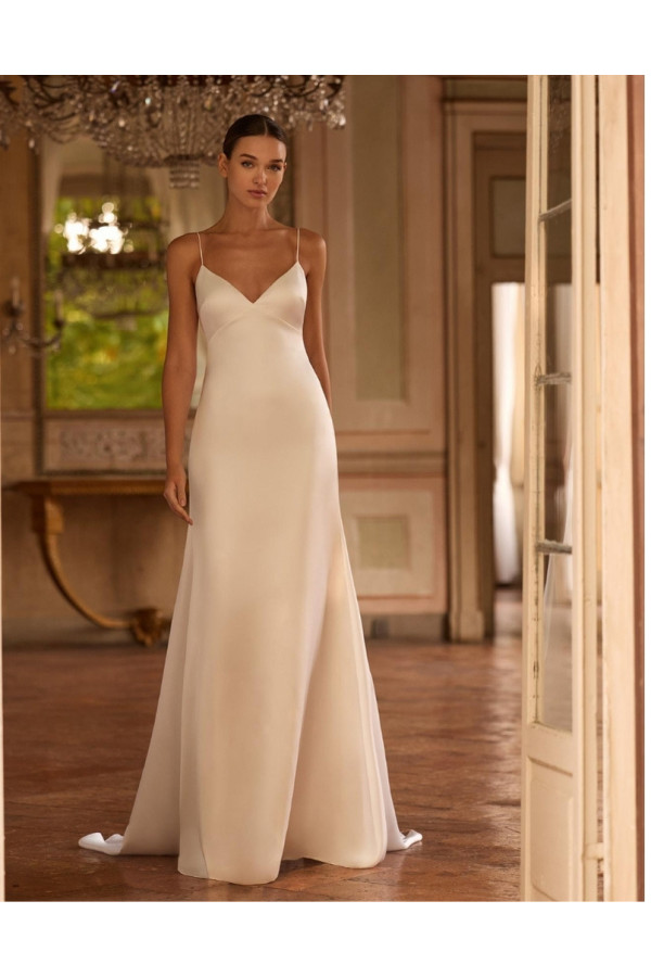 Abito da sposa Hildur, chiffon, scivolato Alberto Palatachi 2027