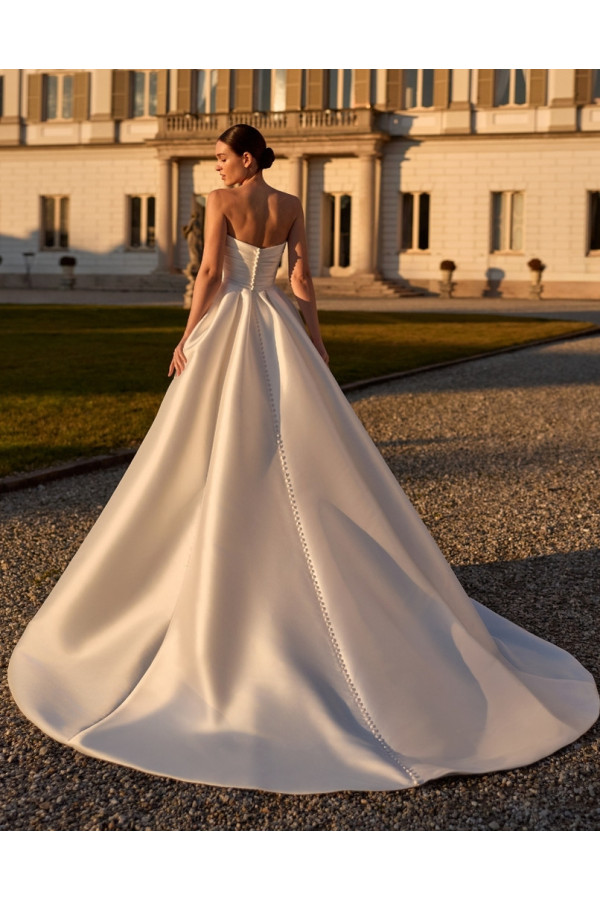 Protea abito da sposa a sirena di mikado di Alberto Palatchi