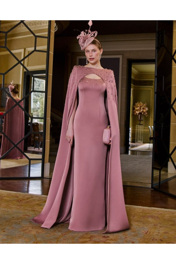 Abito da cerimonia donna cipria 1g36 di couture club per rosa clara