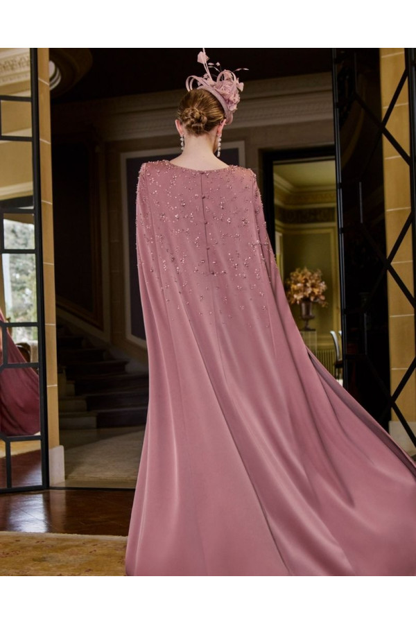 Abito da cerimonia donna cipria 1g36 di couture club per rosa clara