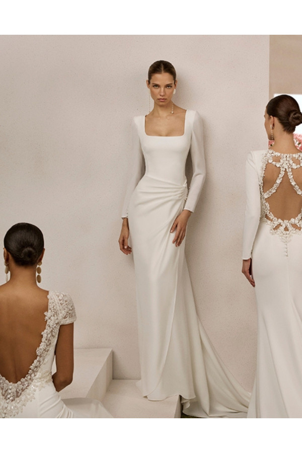 Abito da sposa avorio scivolato di cady di Rosa Clara