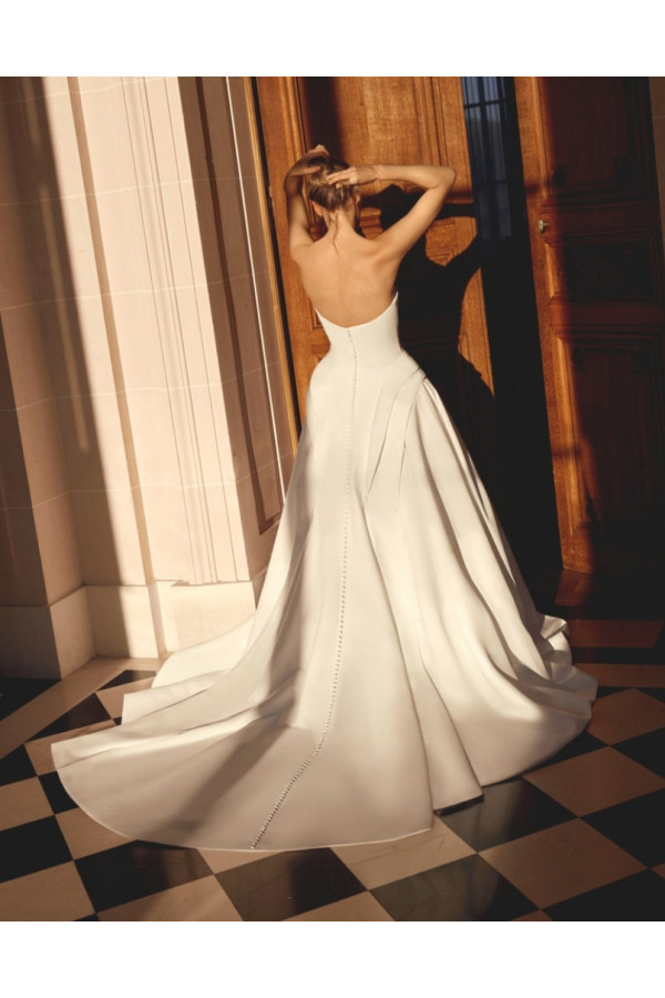 Noble Abito sposa avorio mikado ampio Justin Alexander 2027