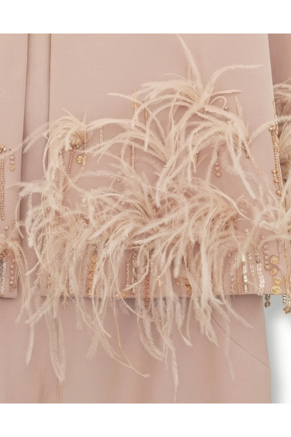 Abito da cerimonia donna 1g74 di Rosa Clarà corto in mikado rosa