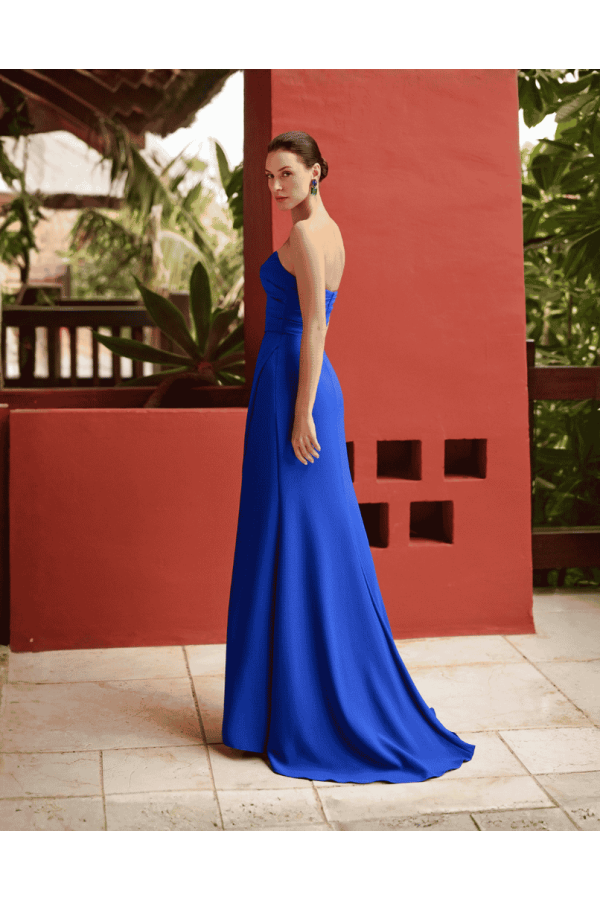 Abito da cerimonia donna in chiffon, linea morbida di aire barcelona