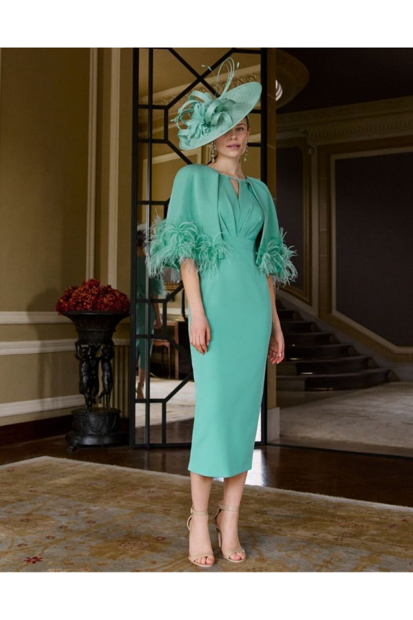 Abito da sposa avorio ampio in pizzo di Alessandro Couture