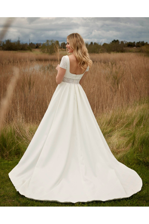 Abito da sposa 26MS-01-MK-26, avorio, pizzo, sirena,, Mercedes