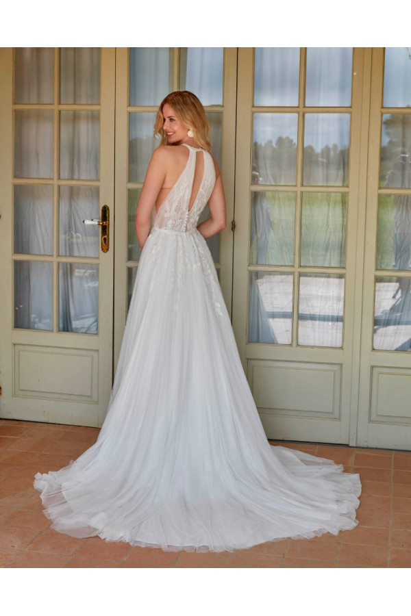 Abito da sposa 26JFY-08-MK-26, avorio, tulle, Just For You