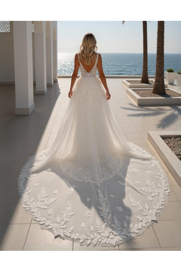 Abito da sposa 26MK-29-MK-26, avorio, sirena, tulle, Miss Kelly