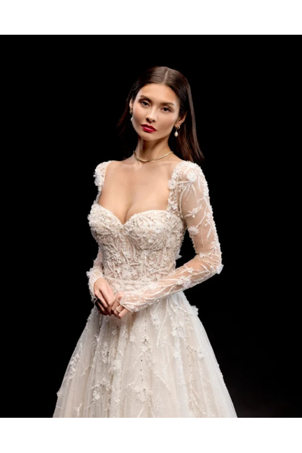 Abito da sposa 20051-JA-26, avorio, tulle, ampio, Sweetheart