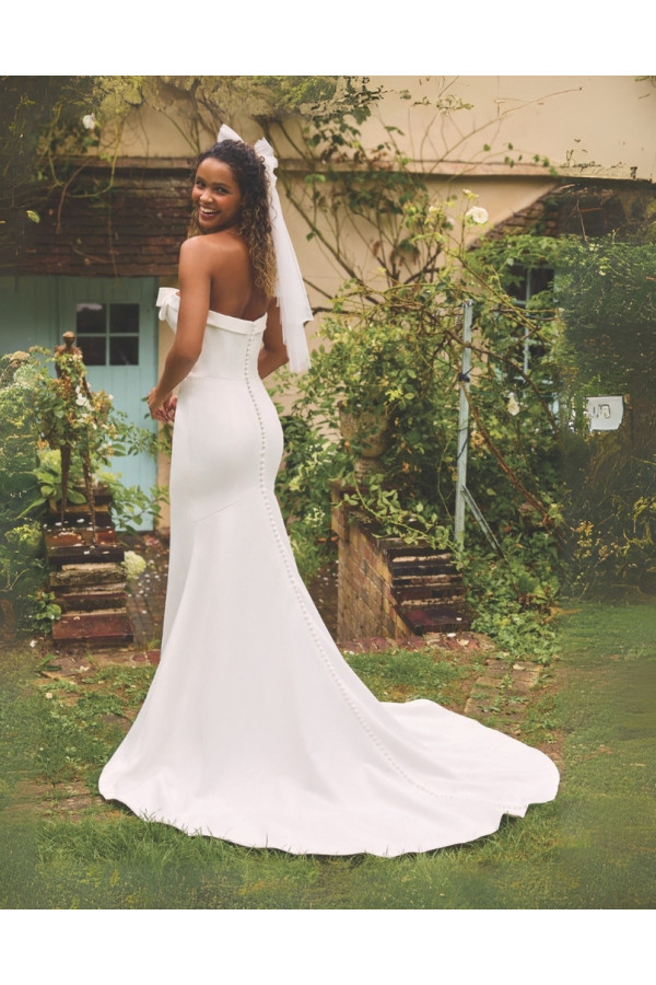 Abito da sposa 20043-JA-26, avorio, crep, sirena, Sweetheart