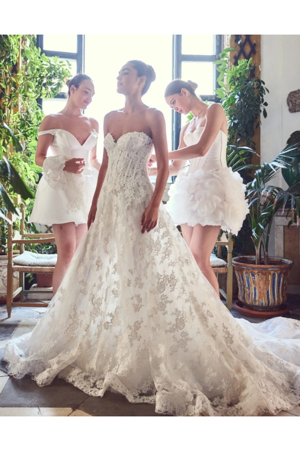 Abito da sposa avorio scivolato di cady di Rosa Clara