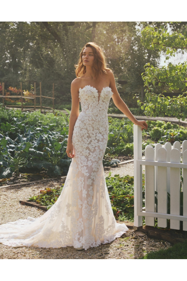 Abito da sposa, avorio, ampio, mikado, Alberto Palatachi