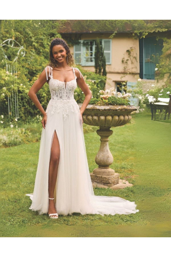 Abito da sposa 20051-JA-26, avorio, tulle, ampio, Sweetheart