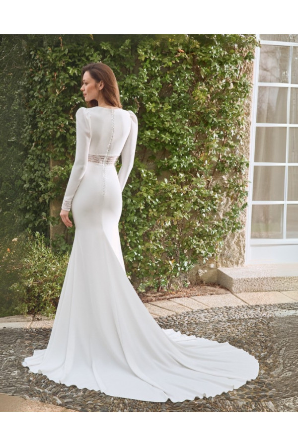 Abito da sposa Louvre, avorio, tulle, ampio, Fara Sposa