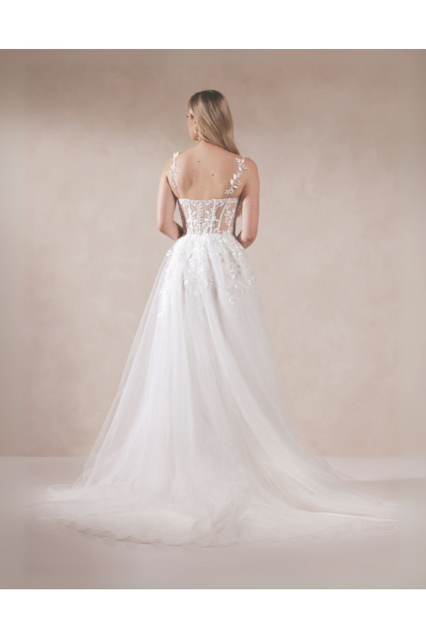 Abito da sposa Seraphina, avorio, tulle, Adore