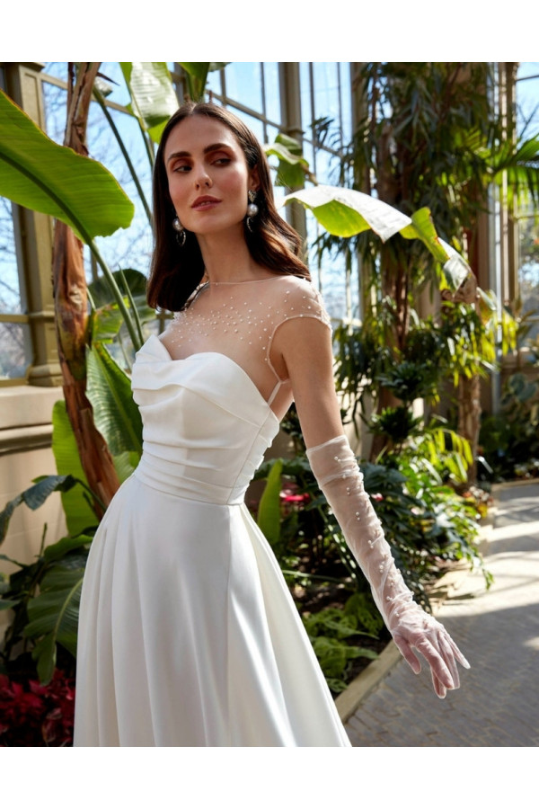Abito da sposa Jana, avorio, tulle, ampio, Fara Sposa